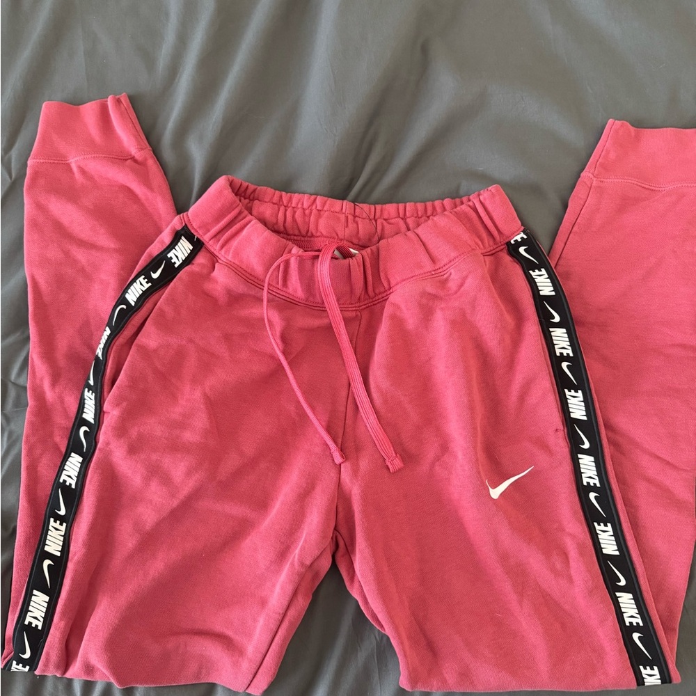 Nike Kids Joggers in Pink with Logo Stripes